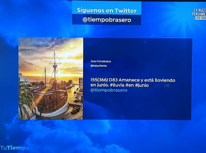  📷 El fotógrafo palmero Jose Arozena lleva al Barco de la Virgen a los televisores 📺 de todo el país 