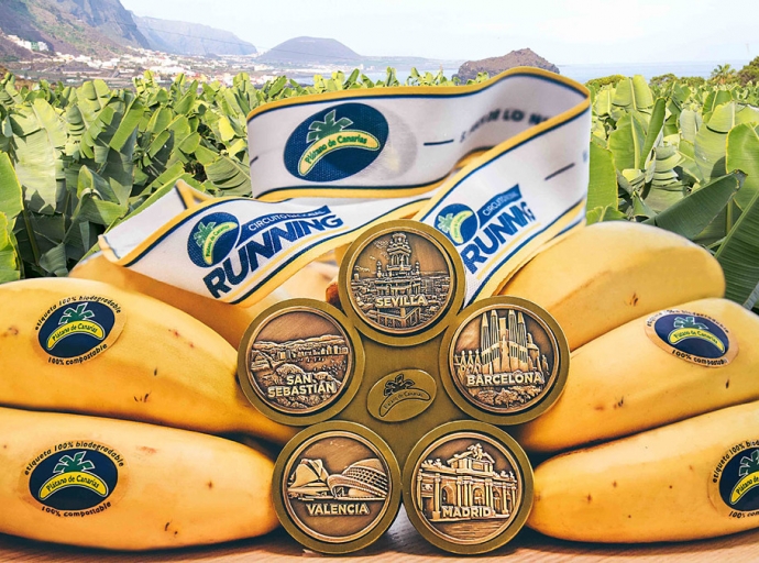 #CorreRetaDona, el reto que transforma ‘zancadas’ 🏃‍♀️🏃‍♂️ en donaciones de kilos de Plátano de Canarias 🍌🍌
