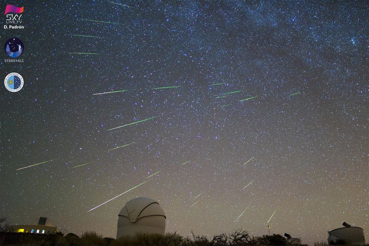 Las Perseidas🌠se retransmitirán en directo📹 desde el Roque de Los Muchachos🔭