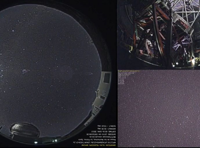 Así es una noche🌃 de observación🌌 en el mayor telescopio del mundo🔭