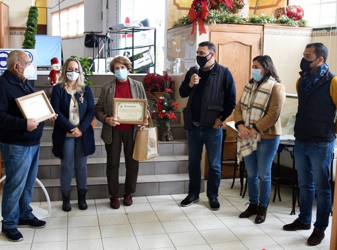 Andreina y Víctor☺ , un reconocimiento a dos vidas dedicadas a la artesanía de Mazo👏