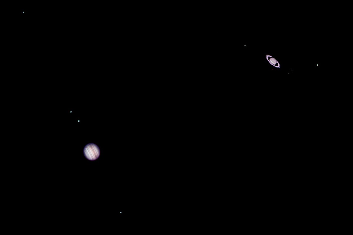 El 🔭 William Herschel obtiene la imagen 🌌 más espectacular de 🌕 Júpiter y 🪐 Saturno 