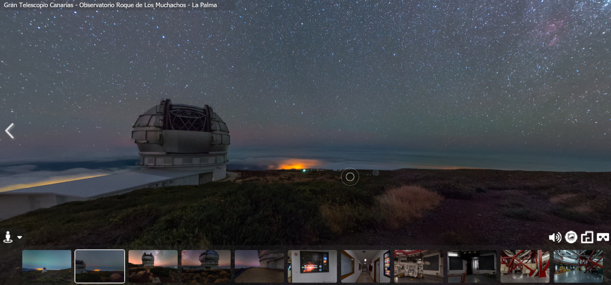 Un viaje virtual 📲entre las estrellas🌌 junto al mayor telescopio óptico 🔭del mundo