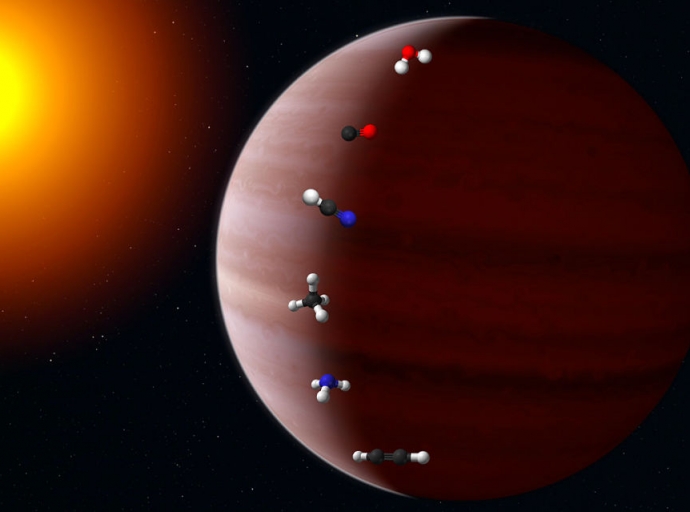 😮Revelan la presencia de hasta 6 elementos químicos en la atmósfera de un 🪐exoplaneta gracias al Telescopio Galileo 🔭 del Roque