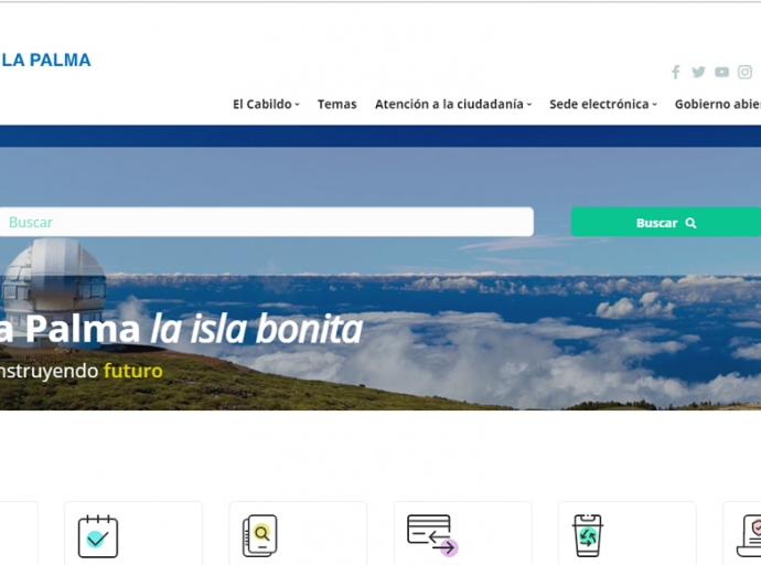 El Cabildo estrena web💻📱 ; es más accesible e intuitiva para todos los usuarios👩🧑 