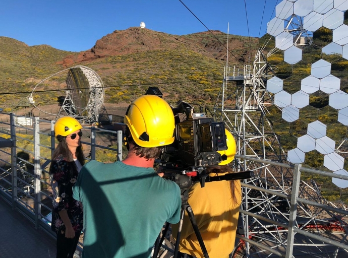 La Palma🌄🔭 protagonista en un reportaje🎥 de la televisión francesa📺