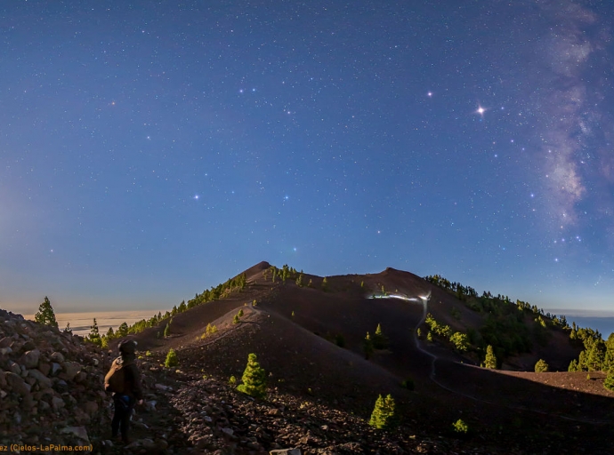 Senderismo nocturno🚶‍♂️🌕...otra manera de enamorarse💞 de La Palma