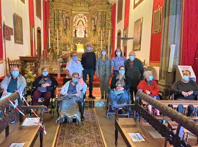 El Santuario de Las Nieves⛪, primera 'excursión' para los 👵👴mayores de Dolores tras la COVID🦠