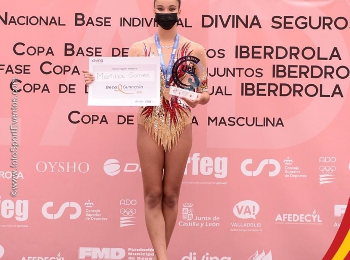 Martina Gómez, 🤸‍♀️joven gimnasta de Tazacorte, se alza con el 🏅campeonato de España