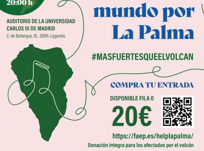  Palmeros en Madrid 📍organizan un concierto solidario🎶 por La Palma🌋