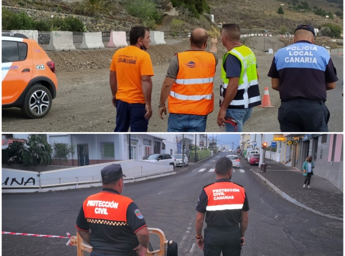 La Policía Local👮‍♂️ y el grupo de Protección Civil🦺 de Los Llanos reciben la 🎖Medalla al Mérito del Ministerio del Interior