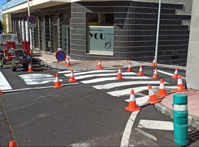 Los Llanos crea espacios🚦 más seguros para los peatones🚶‍♂️