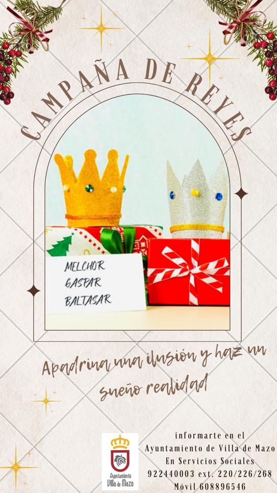 Mazo se vuelca con la campaña de recogida de juguetes 🧸 para los Reyes Magos👑 